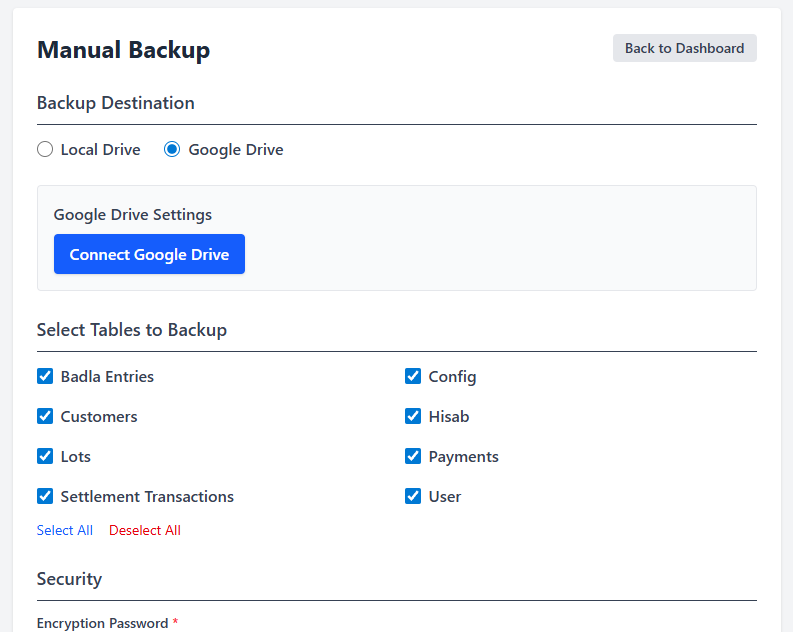 Encrypted Backups to Google Drive